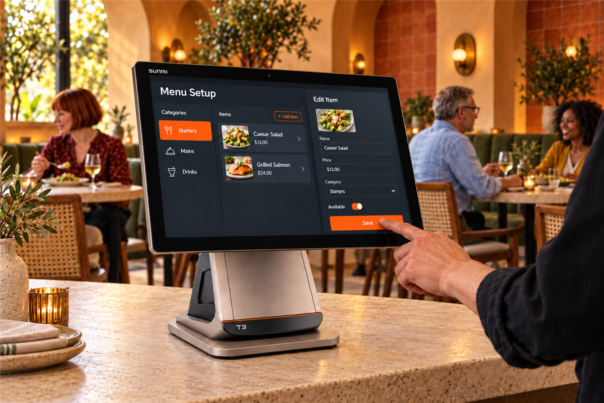 postron restaurant pos system management platform interface